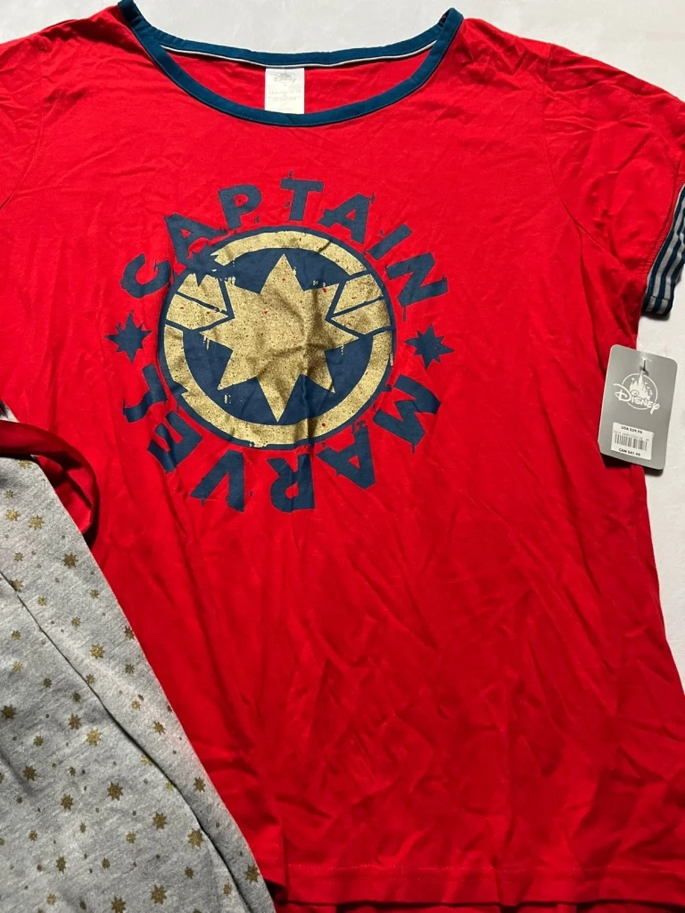 Disney Captain Marvel Pajama Set Rare NWT - Picture 5 of 12